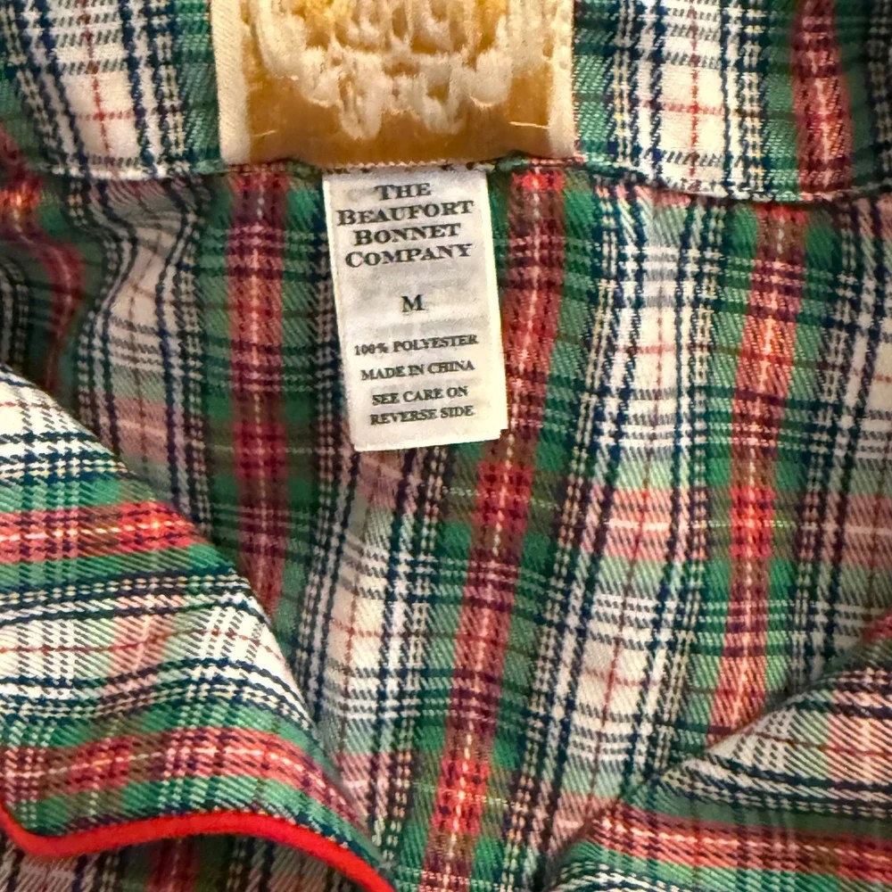 The Beaufort Bonnet Company Plaid Pajama Set Unisex Holiday Medium